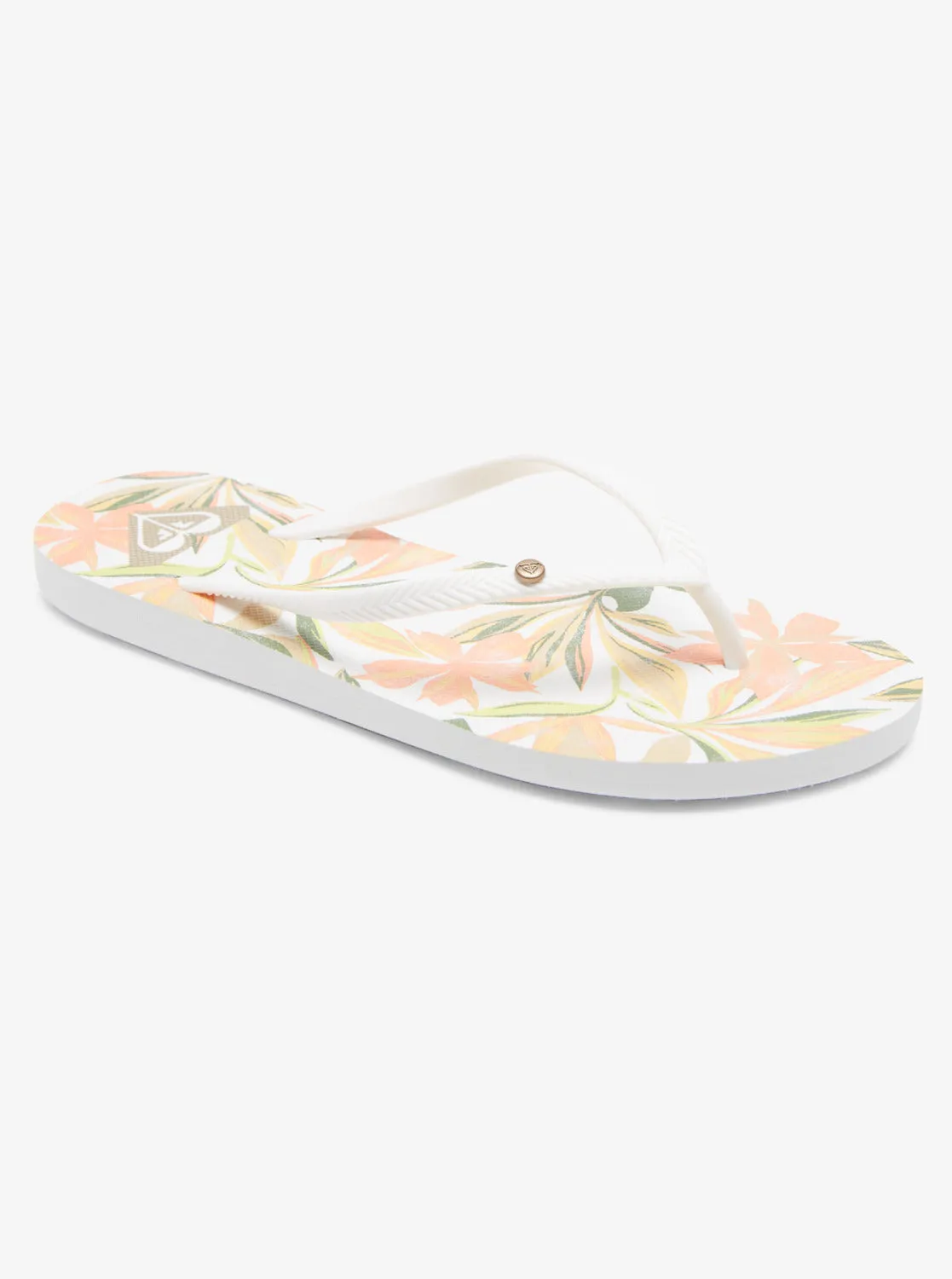 Roxy Bermuda Print Sandal-Lt Peach