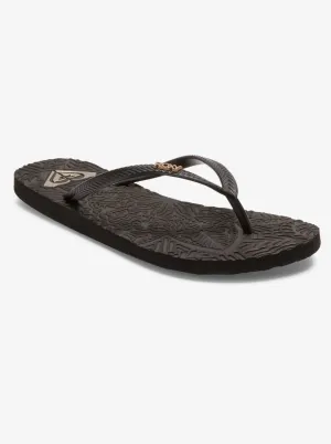 Roxy "Antilles" Women's Flip Flops - Black