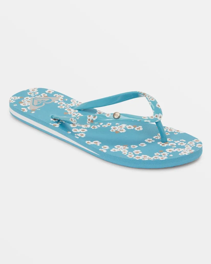 Roxy "Portofino" Women's Flip Flops - Turquiose