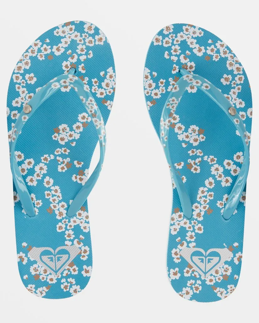 Roxy "Portofino" Women's Flip Flops - Turquiose