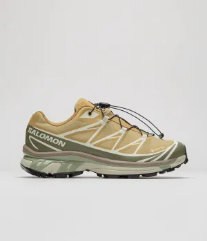 Salomon XT-6 GTX Shoes - Antelope / Icicle / Portabella