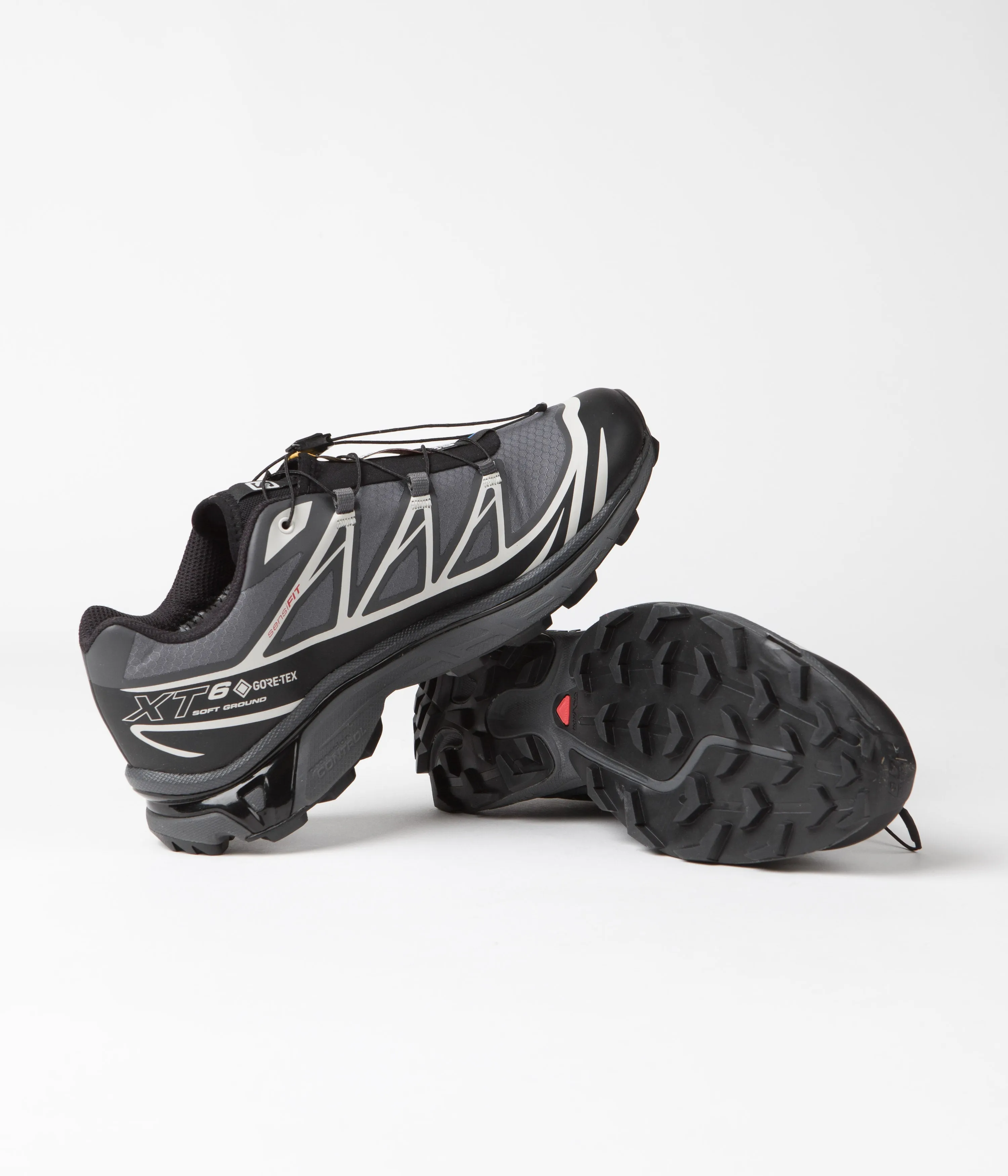 Salomon XT-6 GTX Shoes - Black / Ebony / Lunar Rock