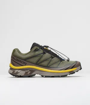 Salomon XT-6 Shoes - Olive Night / Black / Sulphur