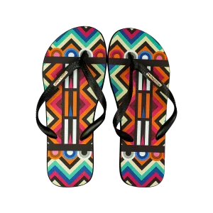 Samba Sol Men’s Fashion Collection Flip Flops- Tribal