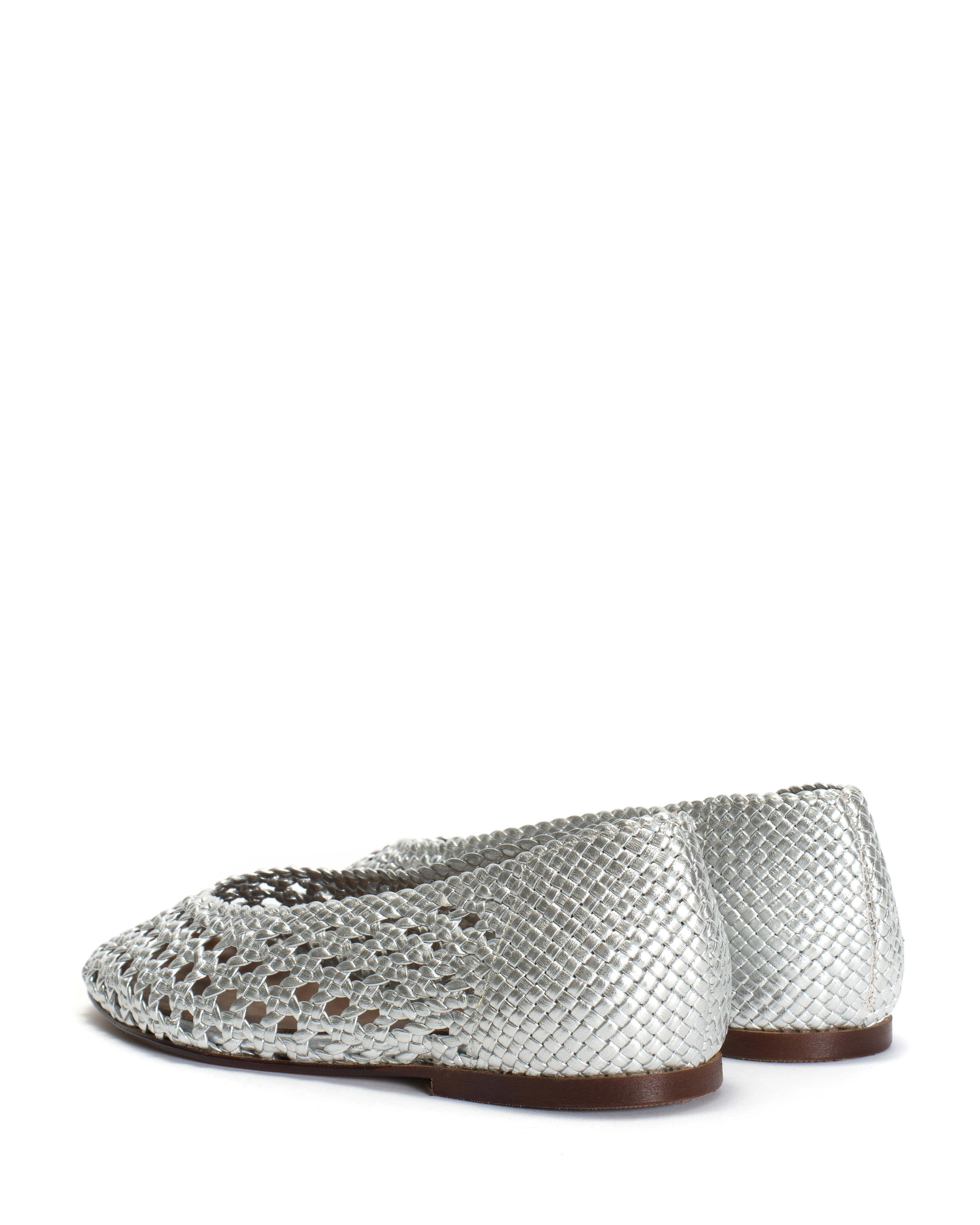 Sessi 10 Hand-braided leather Silver