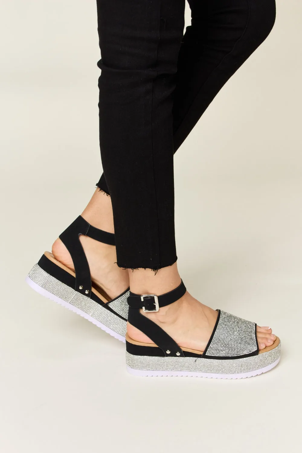 ShineStroll Platform Sandals