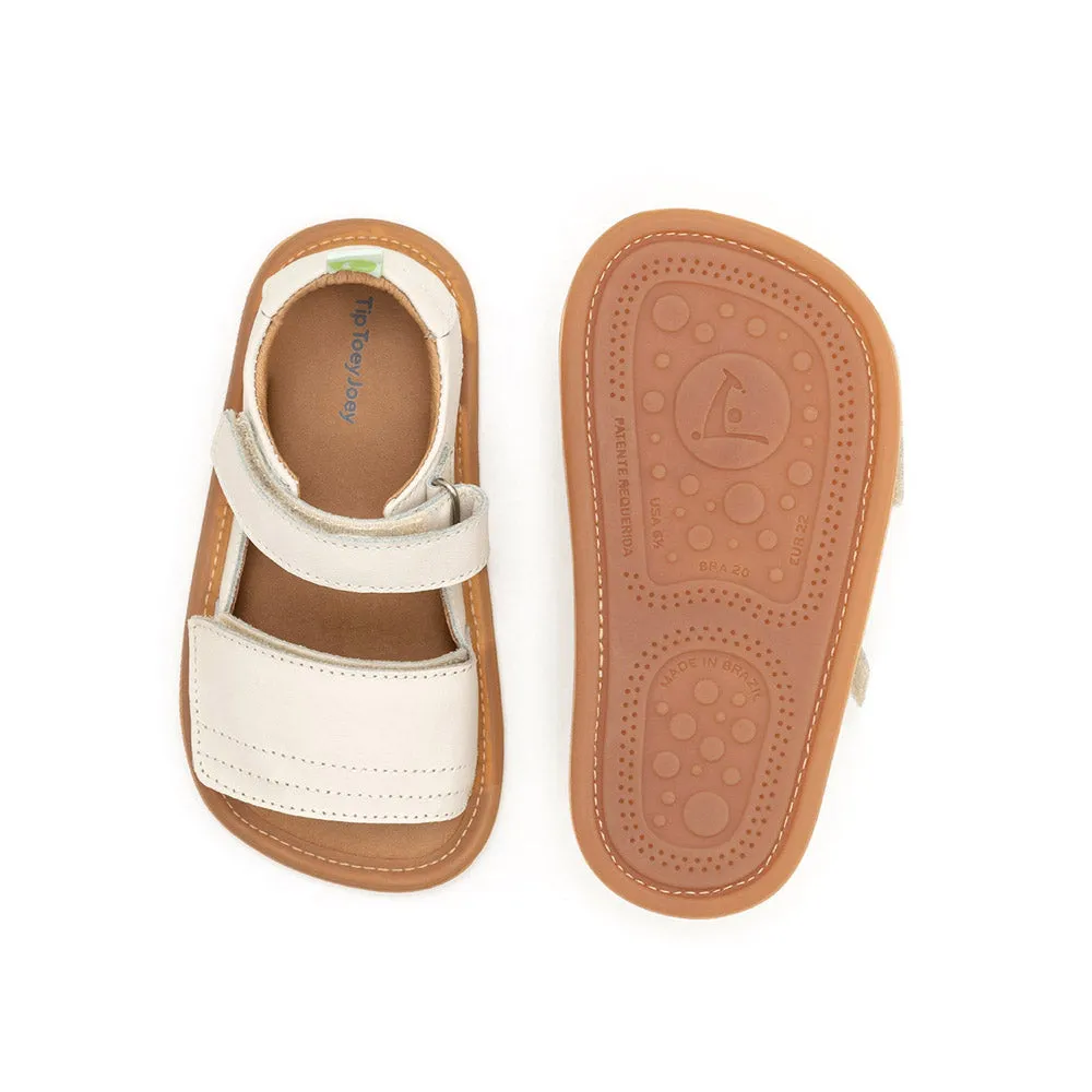 Tip Toey Joey Boy's and Girl's Sleeky Sandals, Tapioca