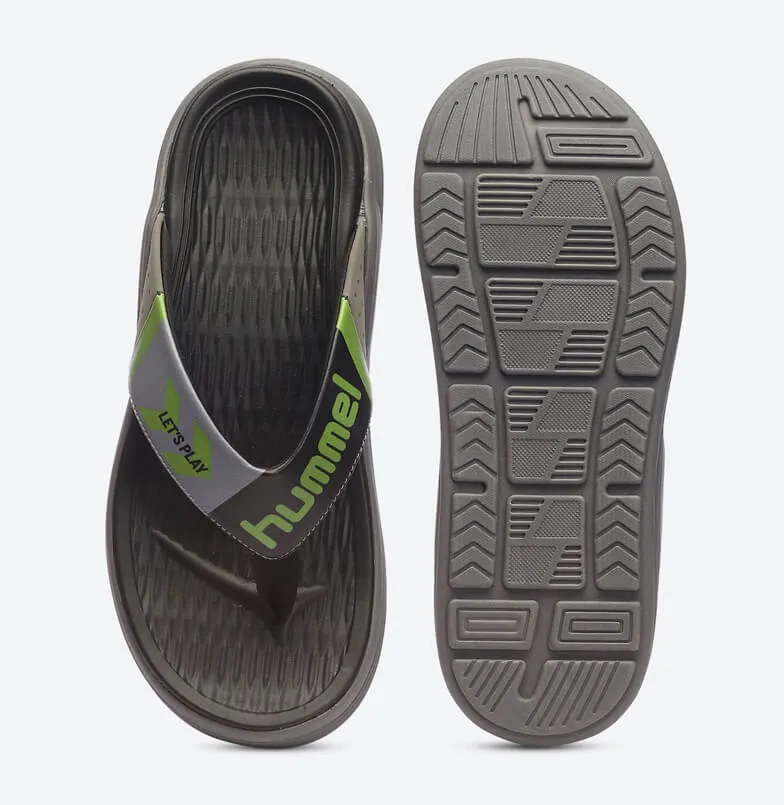 Turq Comfort Men Black/Green Flip-Flops