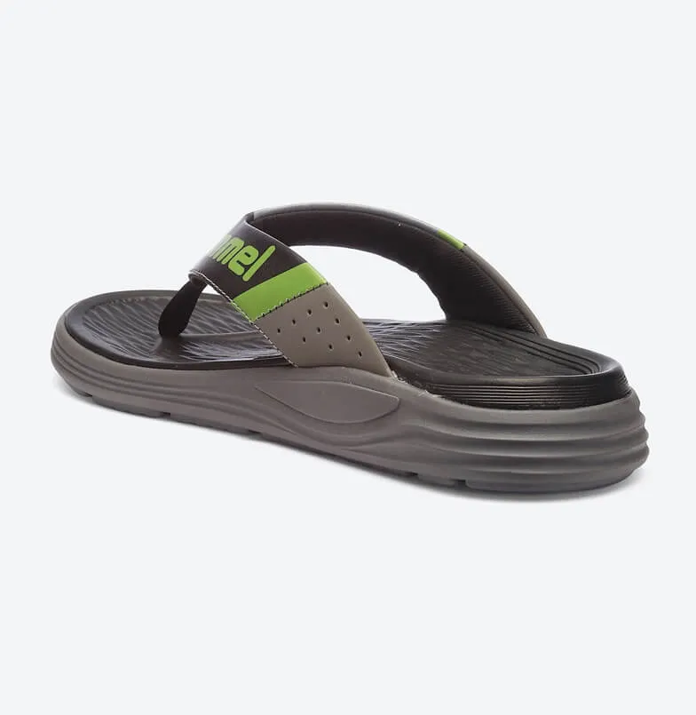 Turq Comfort Men Black/Green Flip-Flops