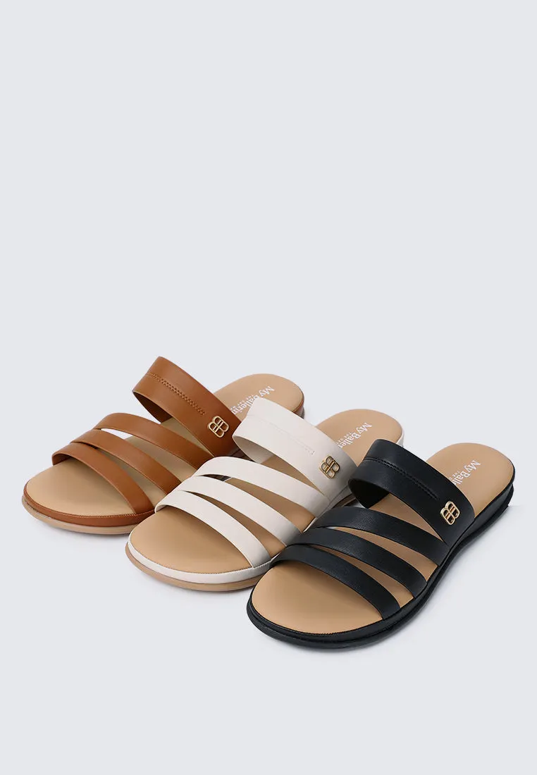 Walk Lite Comfy Sandals In Black