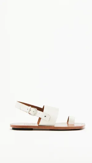 White Toe Ring Sandals