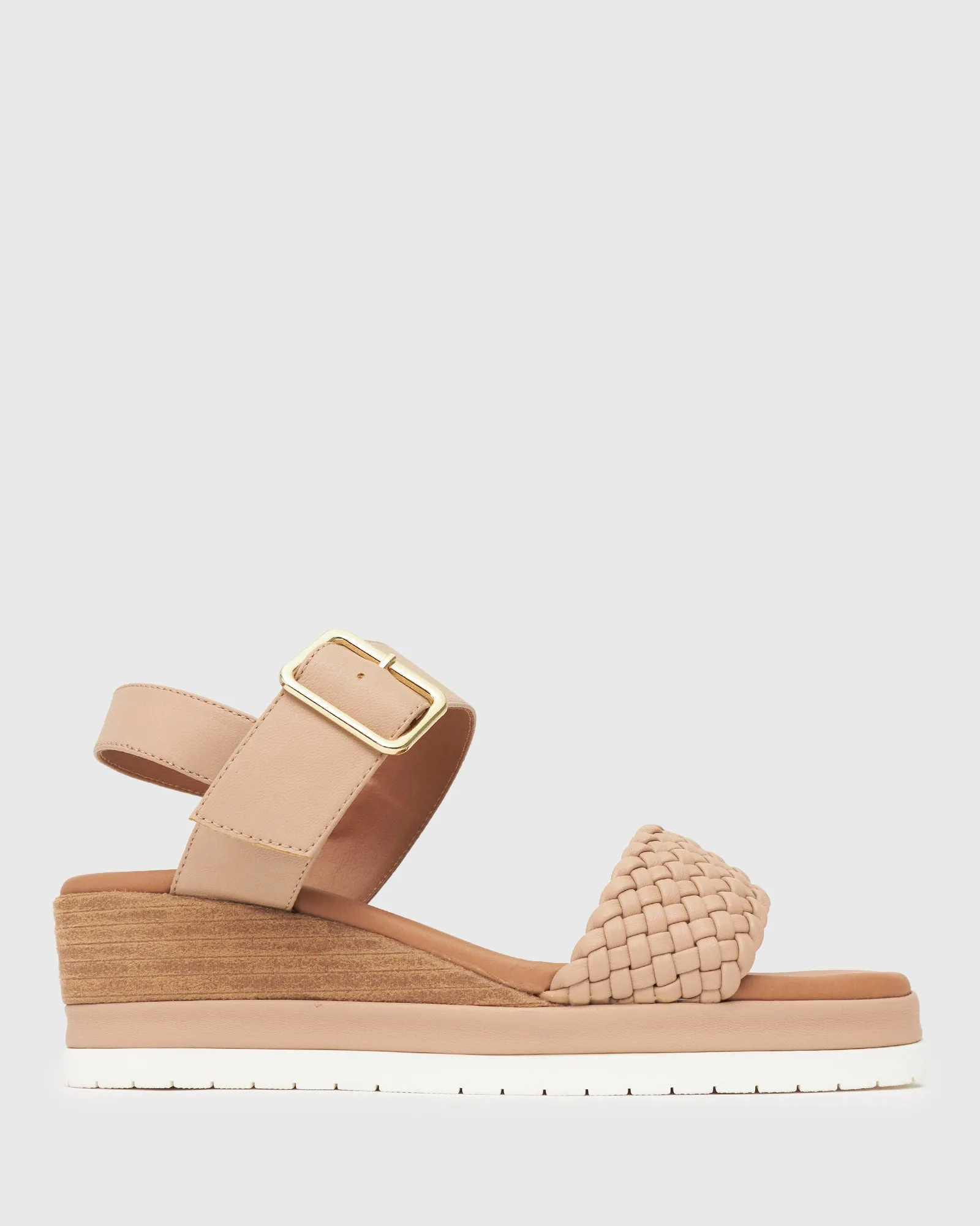 Wider Fit KENZIE Vegan Low Wedge Sandals