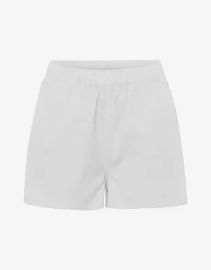 Women Organic Twill Shorts - Optical White