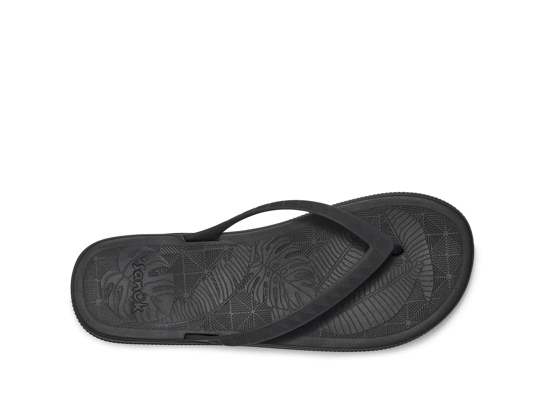 Women's Shoes Sanuk FUNSHINE Water Friendly Flip Flop Sandals 1152760 BLACK